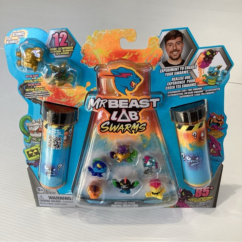 Mr. Beast Mega Lab Pack Atomic Series Swarms 12 NEW (P3)